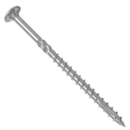 #9 x 3 Deck Screws, Star Drive Wood Screws, Silver