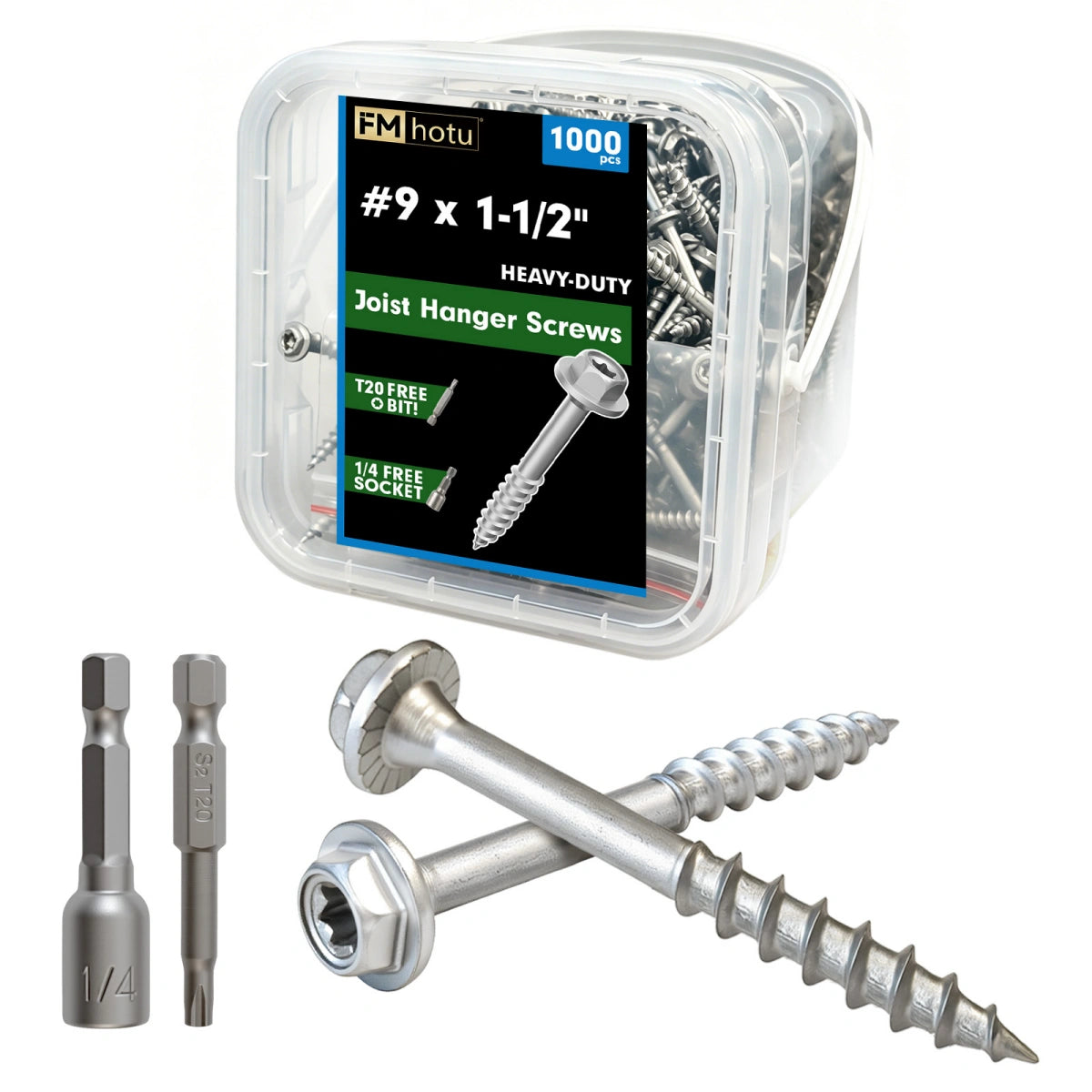 #9 x 1-1/2" Heavy Duty Joist Hanger Screws
