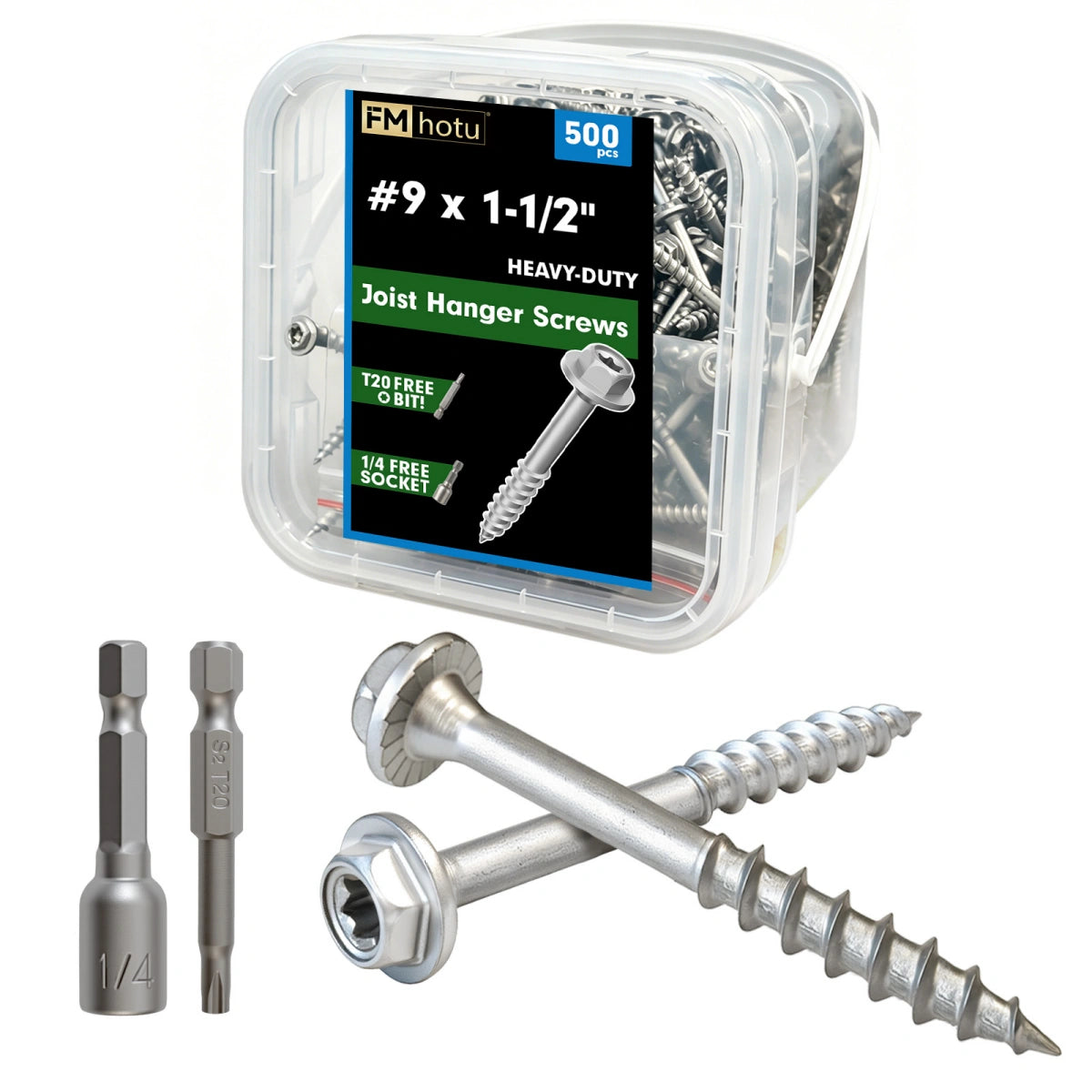 #9 x 1-1/2" Heavy Duty Joist Hanger Screws