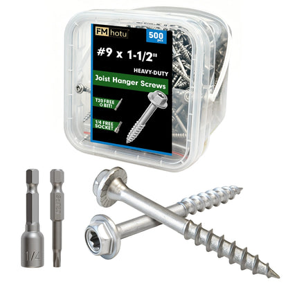 #9 x 1-1/2" Heavy Duty Joist Hanger Screws