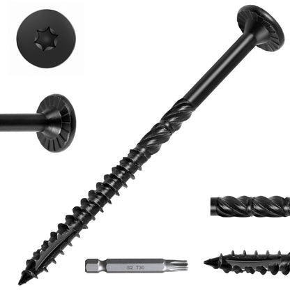 #14 x 4-1/2 Inch Heavy-Duty Wood Screws