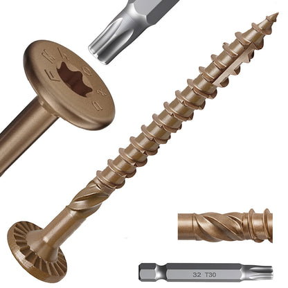 #14 x 2-7/8 Inch Wood Structural Lag Screws
