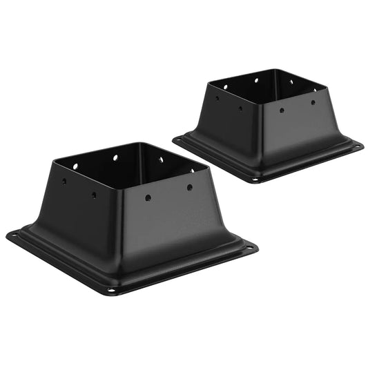 4x4 Post Base, Internal 3.6"x3.6" Heavy Duty Post Bracket