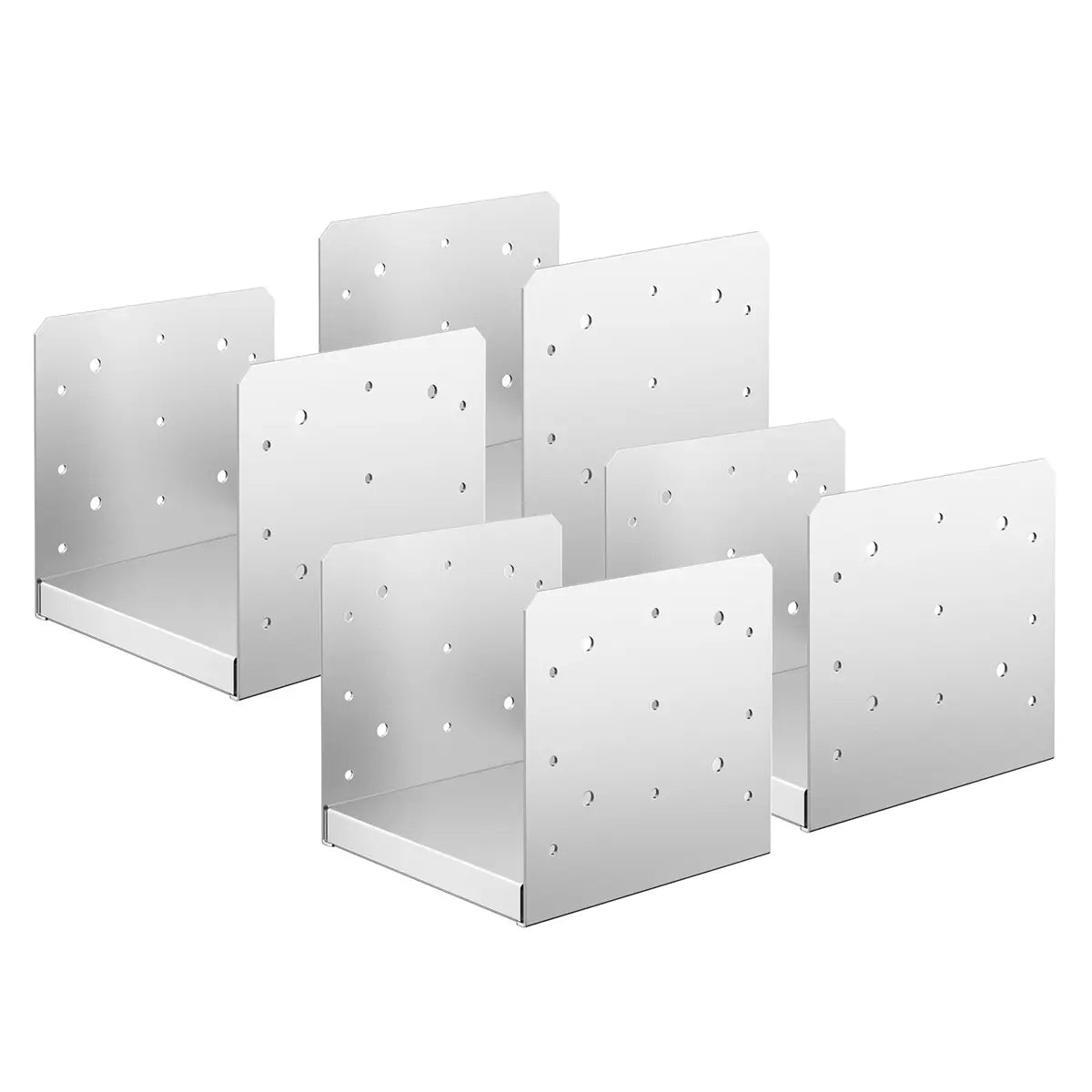 8"x8" Adjustable Post Base, Stainless Steel Post Anchor Bracket