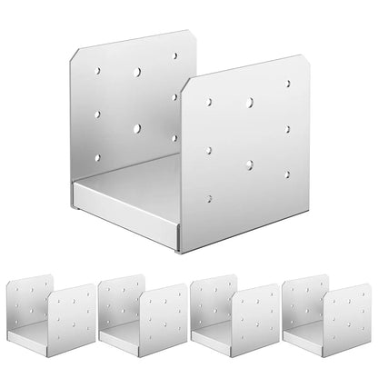 6"x6" Adjustable Post Base, Stainless Steel Post Anchor Bracket