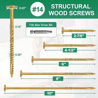 8 Inch Heavy-Duty Outdoor Deck Screws