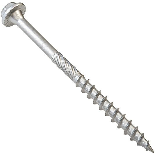 FMhotu #9 x 2-1/2" Heavy Duty Joist Hanger Screws, Structural Connector Screws, 1/4" Hex Head+T20 Star Bit, 10D Nail Replacement, Zinc-Aluminum Flake Coating, 1500-Hour Salt Spray Tested