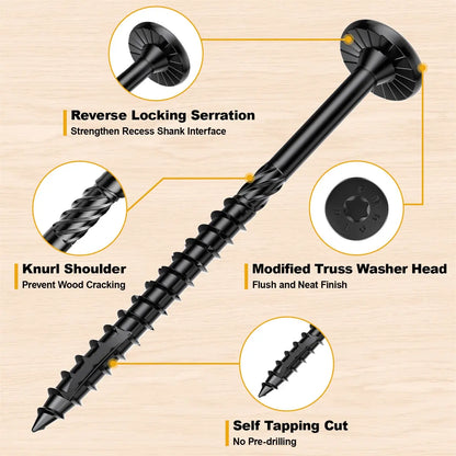 #14 x 3" Wood Structural Lag Screws