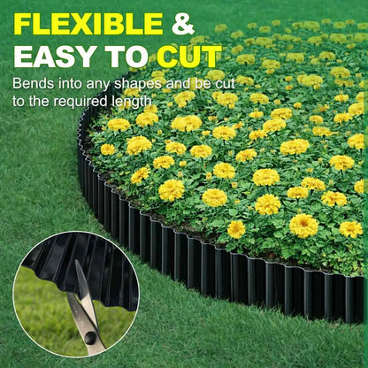 Corrugated Metal Edging, 8" Rust-proof Landscape Edging Border