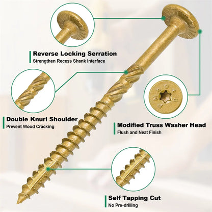 6 Inch Heavy-Duty Outdoor Deck Screws