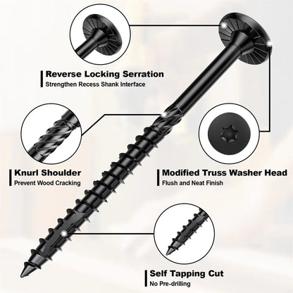 #14 x 2-7/8 Inch Heavy-Duty Wood Screws