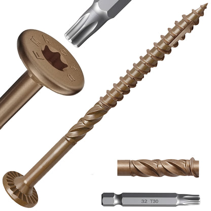#14 x 4-1/2 Inch Wood Structural Lag Screws