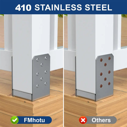 #10 x 3.5 Stainless Steel Deck Screws, 410 Grade Stainless Steel