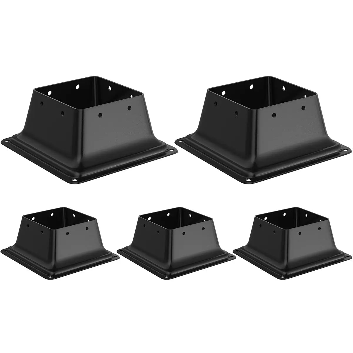 4x4 Post Base, Internal 3.6"x3.6" Heavy Duty Post Bracket