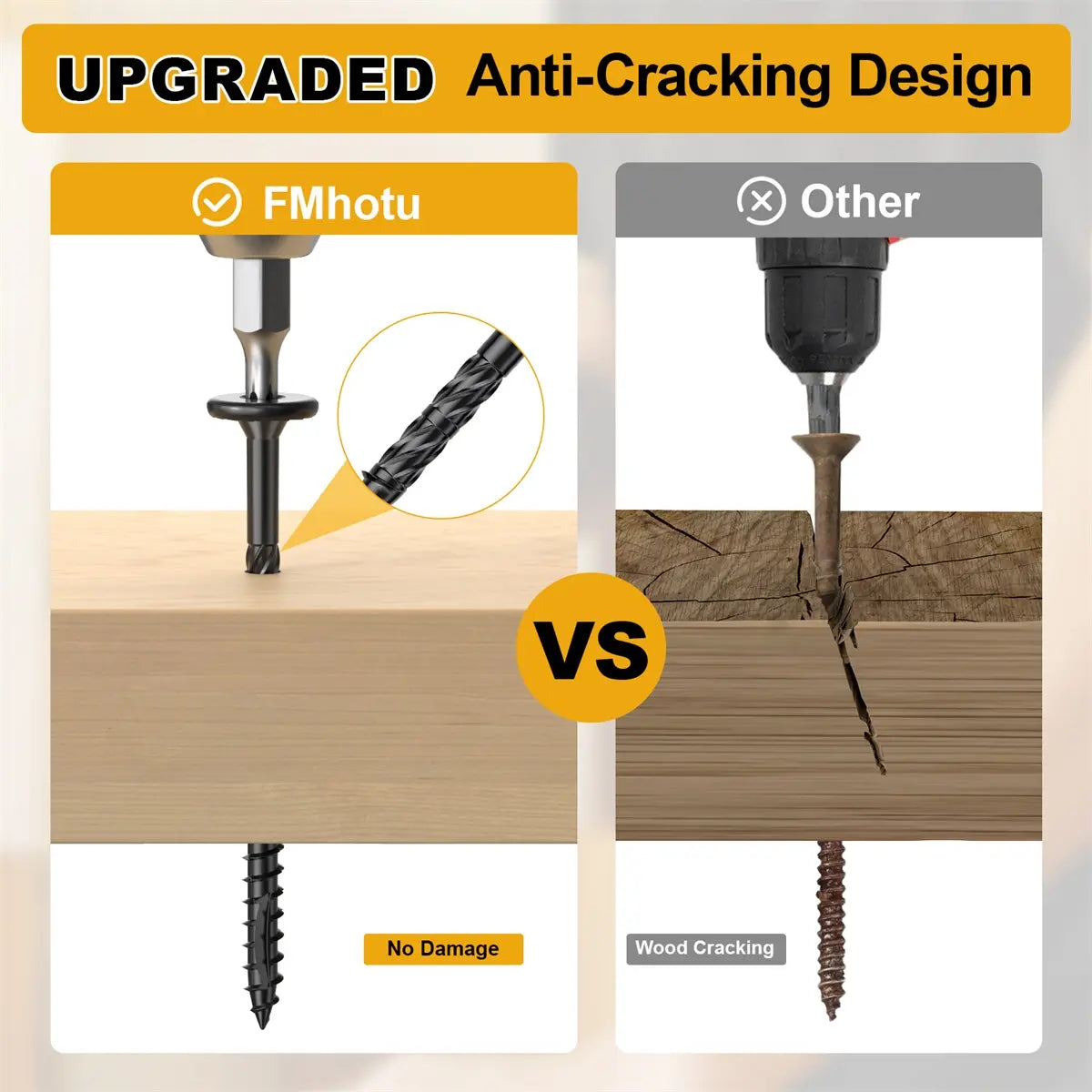 #14 x 10" Wood Structural Lag Screws