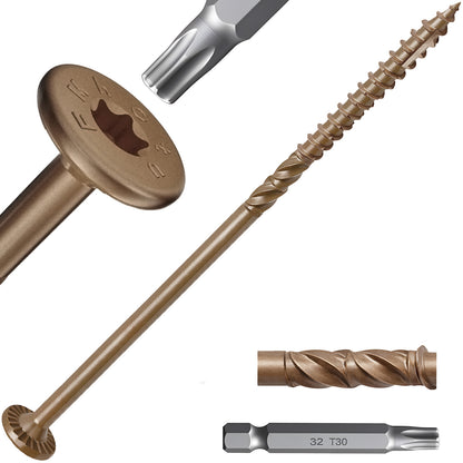 #14 x 8 Inch Wood Structural Lag Screws
