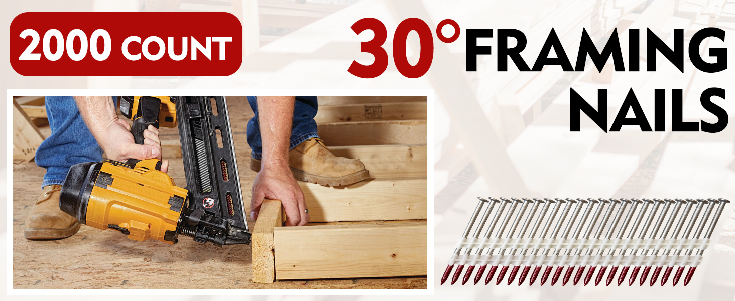 FMhotu 30 Degree Framing Nails 2