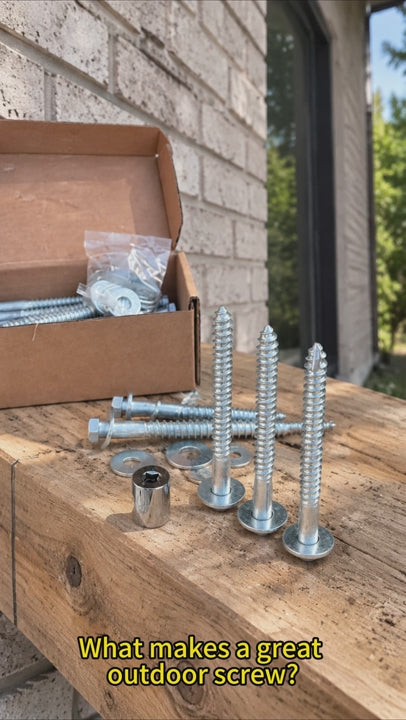 3/8" x 2-1/2" Lag Screws Bolts with Washers